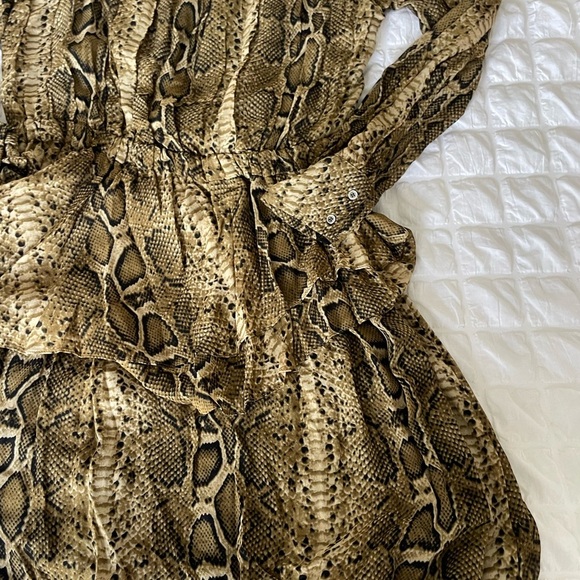 Isabel Marant Python ruffle dress NWOT - Picture 11 of 14